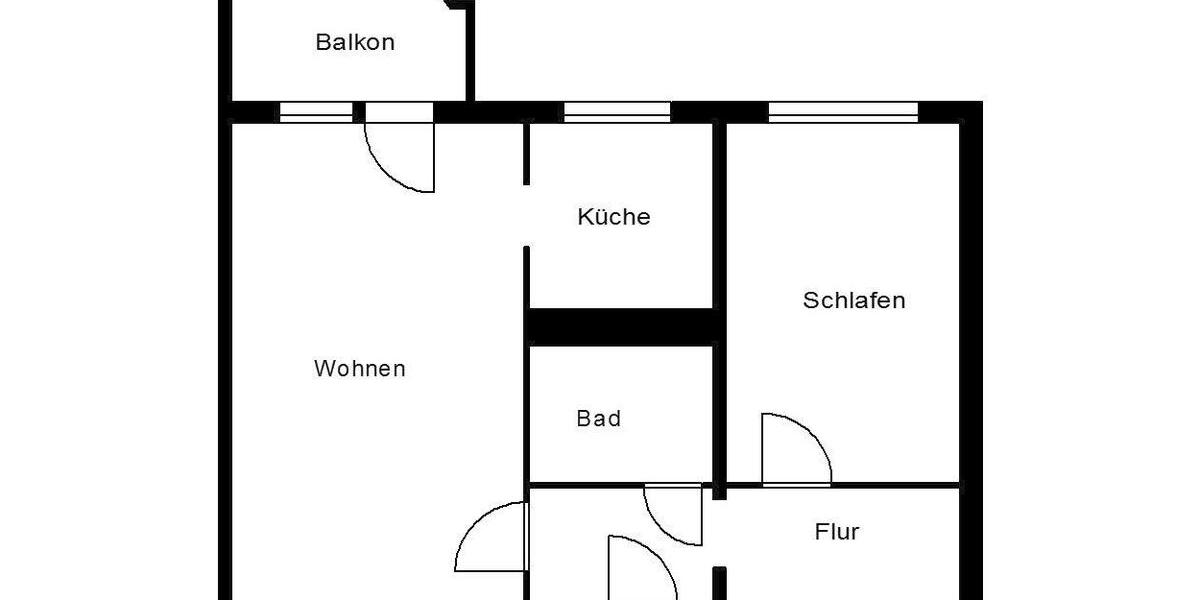 Etagenwohnung Plauen Alt Chrieschwitz - 2 Zimmer, 51 m&sup2;, 344&euro; | Angebot:23728208