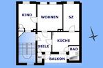 Etagenwohnung Greiz - 3 Zimmer, 78 m&sup2;, 440&euro; | Angebot:19555615