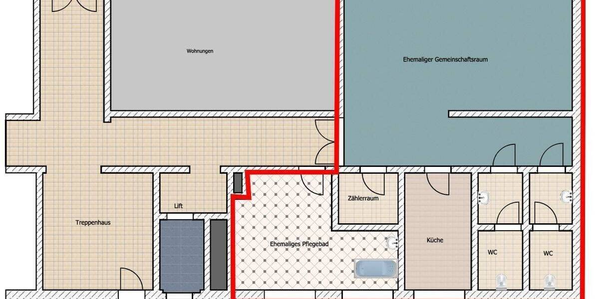 Gewerbeobjekt Greiz Irchwitz - 2 Zimmer, 96 m&sup2;, 57.000&euro; | Angebot:26377271