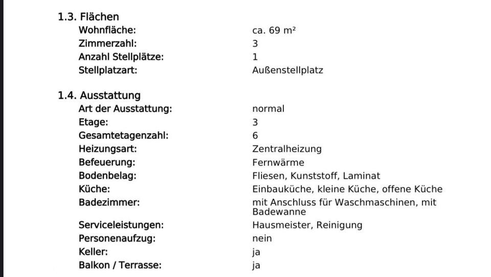 Etagenwohnung Plauen Alt Chrieschwitz - 4 Zimmer, 70 m&sup2;, 60.000&euro; | Angebot:25986300