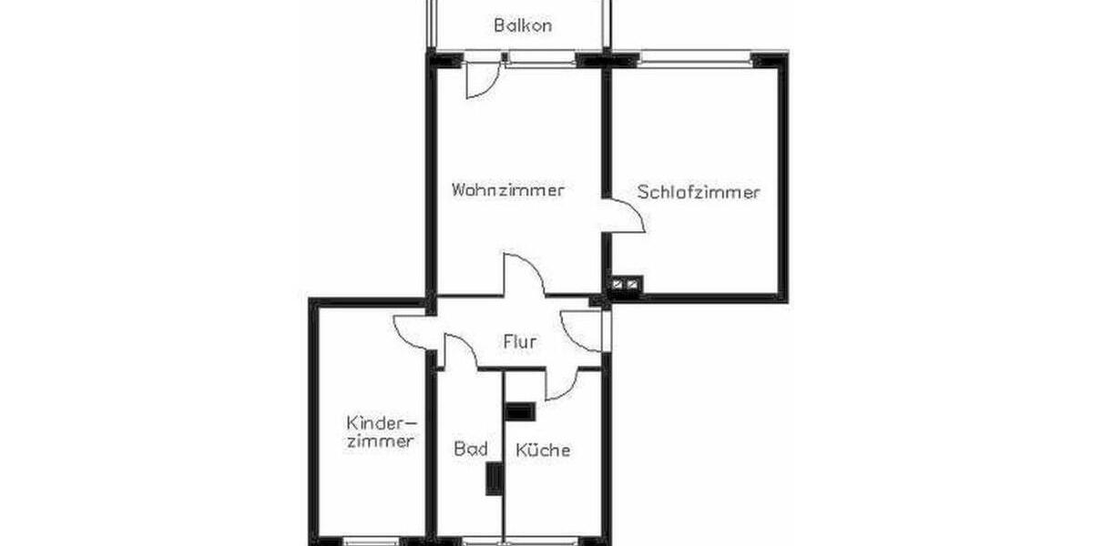 Etagenwohnung Plauen Altstadt - 3 Zimmer, 58 m&sup2;, 314&euro; | Angebot:25544764