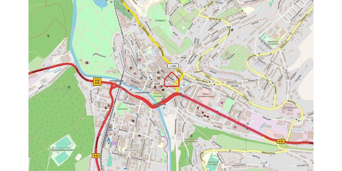 Etagenwohnung Greiz Irchwitz - 2 Zimmer, 34 m&sup2;, 295&euro; | Angebot:26064559