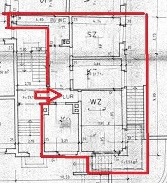 Etagenwohnung Plauen Stadtmitte - 3 Zimmer, 93 m&sup2;, 420&euro; | Angebot:25687458
