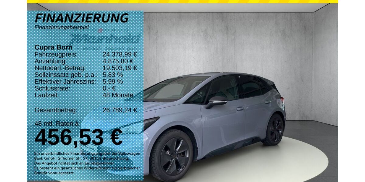 Cupra Born 35.990 km 24.349 &euro; Auerbach/Rebesgrün 08209