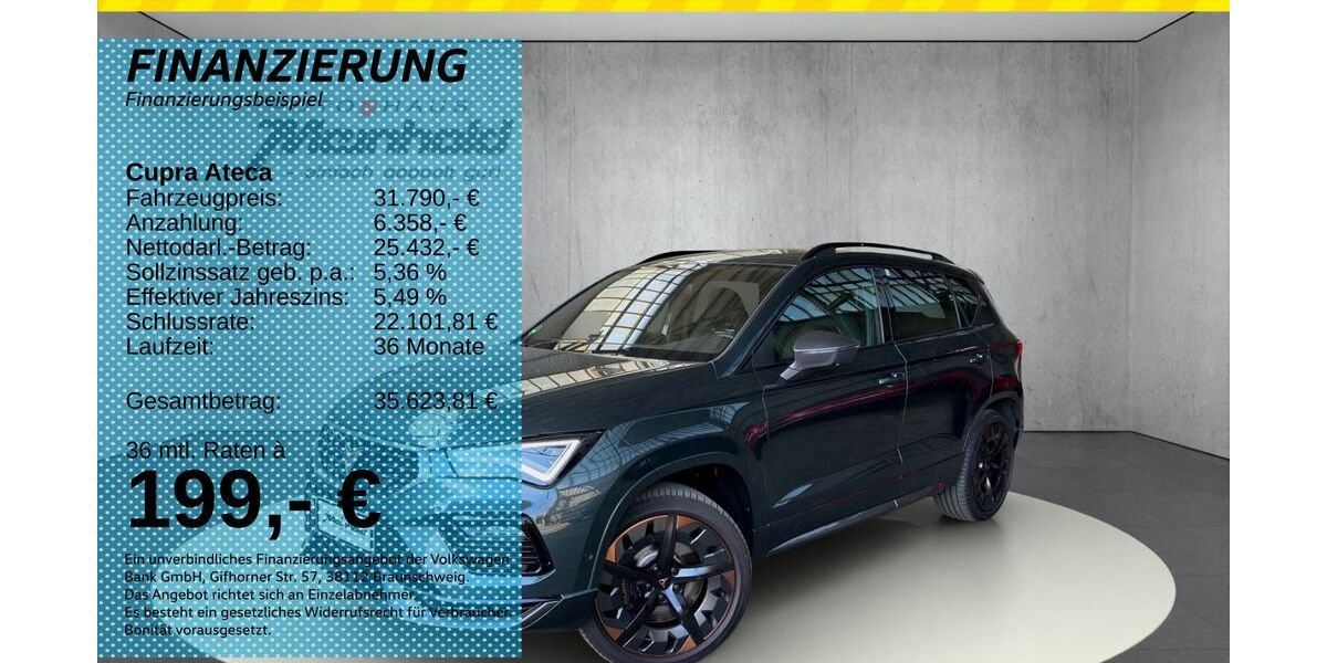 Cupra Ateca 26.990 km 31.790 &euro; Auerbach/Rebesgrün 08209