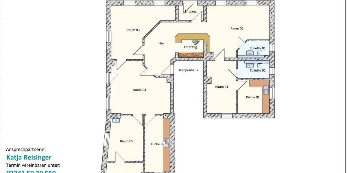 Gewerbeobjekt Netzschkau Dungersgrün - 6 Zimmer, 154 m&sup2;, 787&euro; | Angebot:25688629