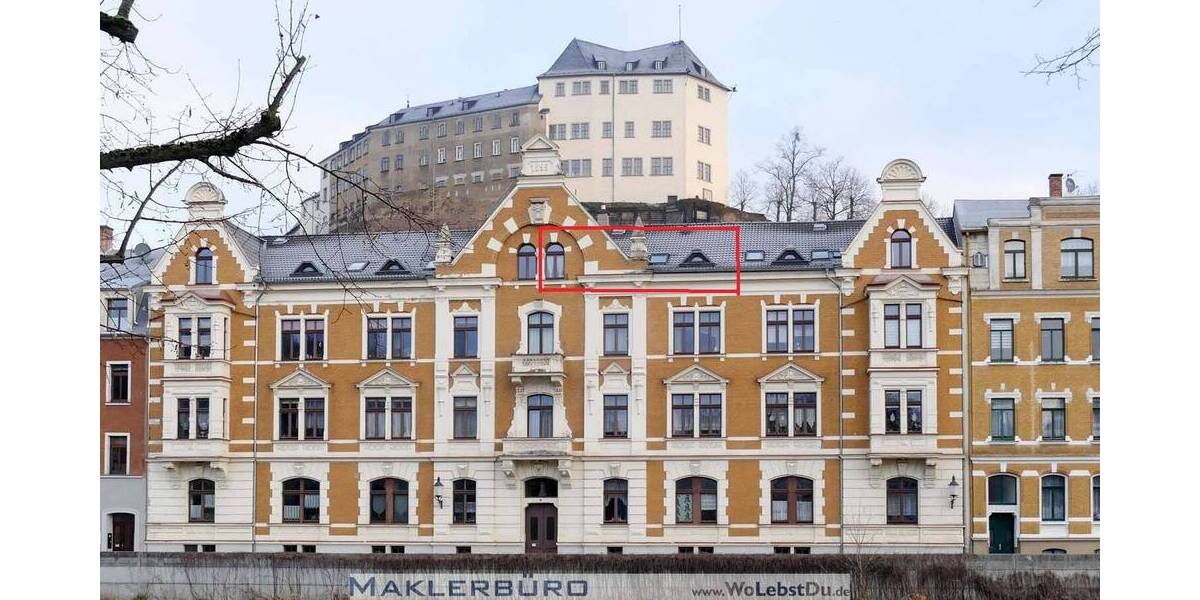 Etagenwohnung Greiz - 2 Zimmer, 37 m&sup2;, 33.000&euro; | Angebot:25729323