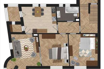 Wohnung Schleiz - 3 Zimmer, 76 m&sup2;, 530&euro; | Angebot:26047380