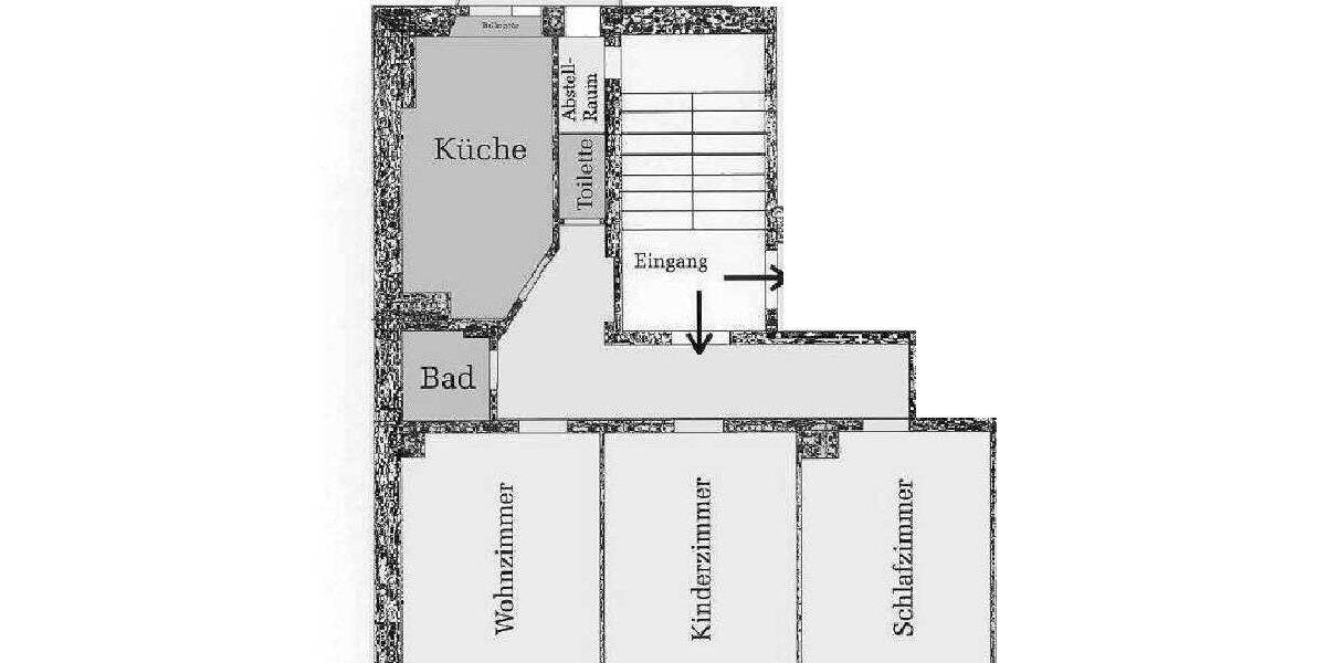 Etagenwohnung Plauen Haselbrunn - 3 Zimmer, 76 m&sup2;, 345&euro; | Angebot:25694429