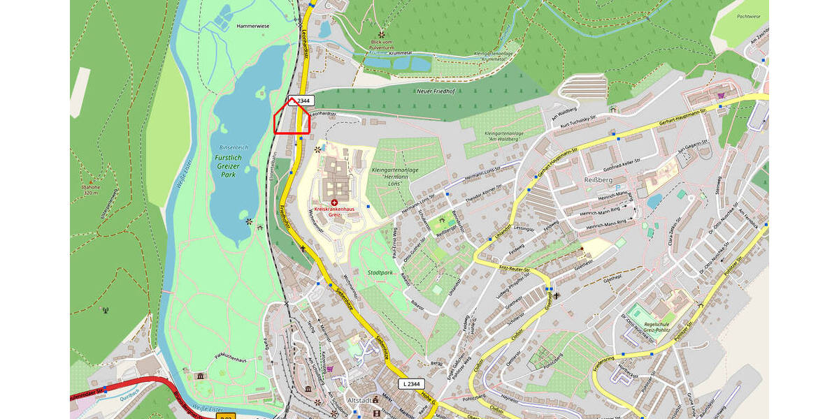 Etagenwohnung Greiz - 2 Zimmer, 70 m&sup2;, 355&euro; | Angebot:25666523