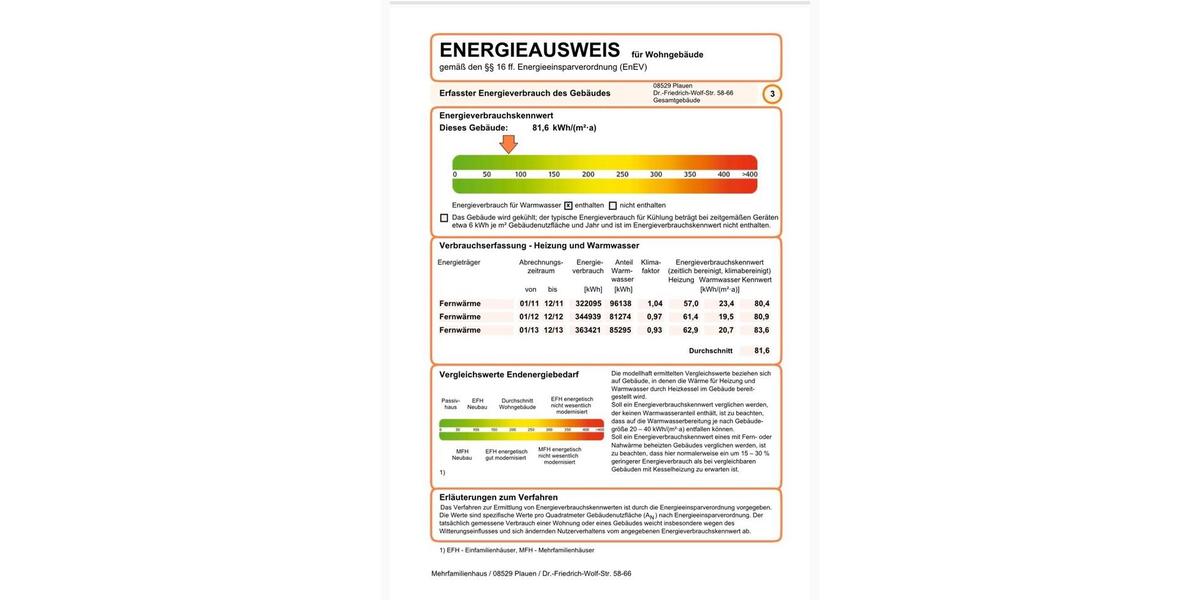 Etagenwohnung Plauen Alt Chrieschwitz - 4 Zimmer, 70 m&sup2;, 60.000&euro; | Angebot:25986300