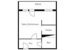 Etagenwohnung Plauen Alt Chrieschwitz - 1 Zimmer, 36 m&sup2;, 220&euro; | Angebot:26365867