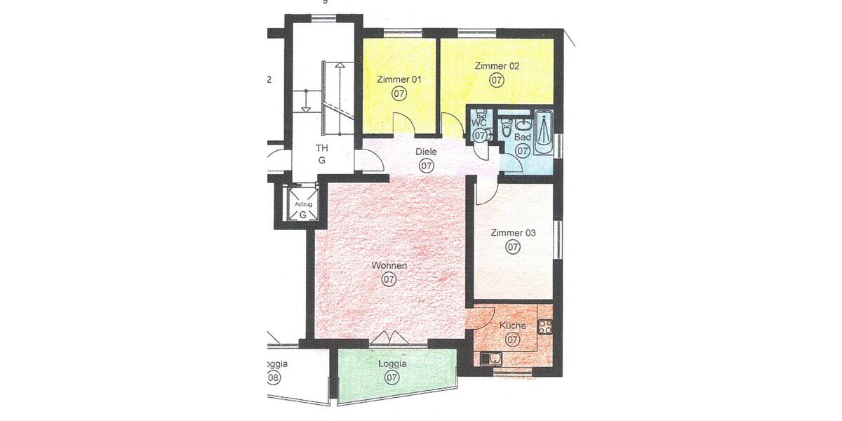 Etagenwohnung Plauen Alt Chrieschwitz - 4 Zimmer, 91 m&sup2;, 540&euro; | Angebot:26671103