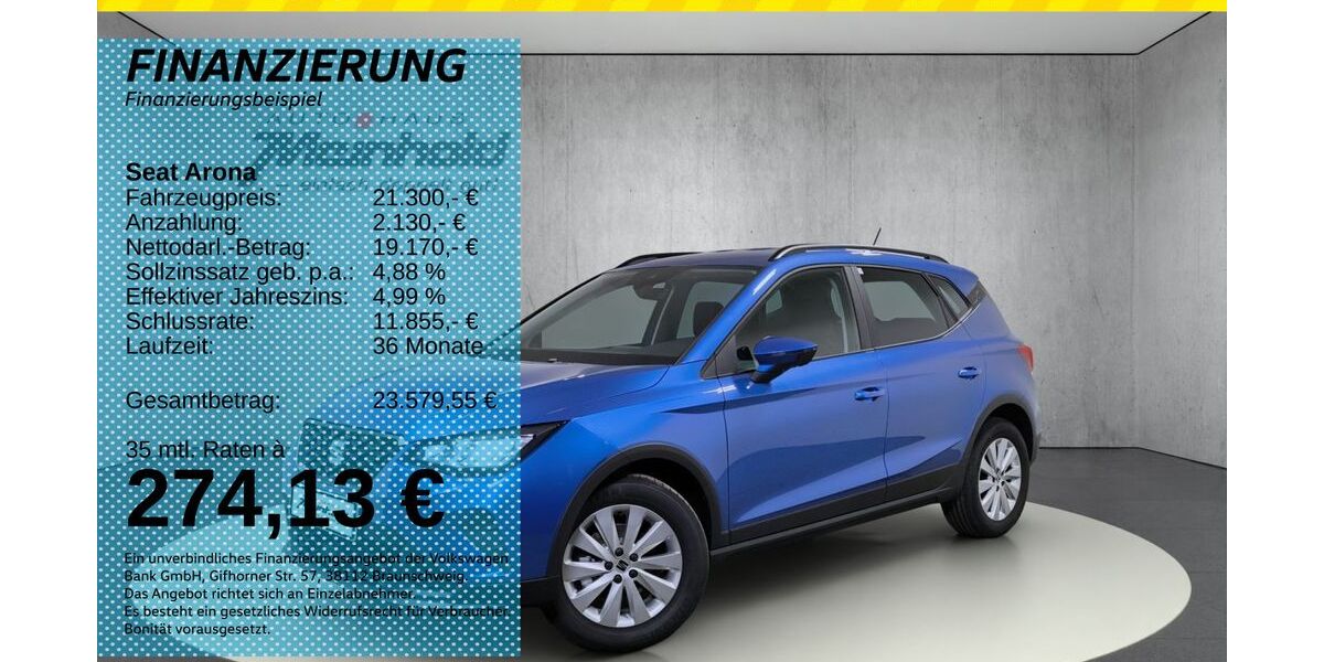 Seat Arona 5.000 km 21.300 &euro; Auerbach/Rebesgrün 08209
