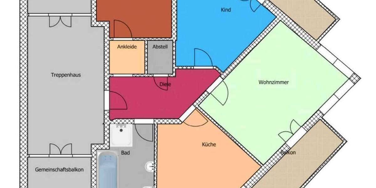 Etagenwohnung Mohlsdorf-Teichwolframsdorf Reudnitz - 3 Zimmer, 86 m&sup2;, 75.000&euro; | Angebot:25674670