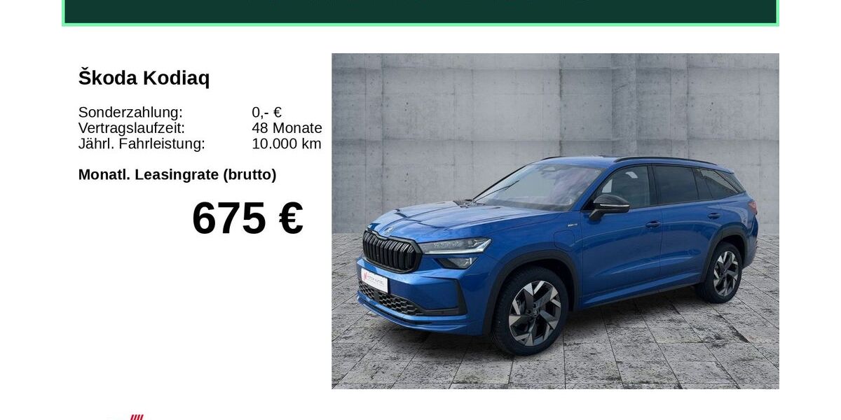 Skoda Kodiaq 3.750 km 50.170 &euro; Hof 95030