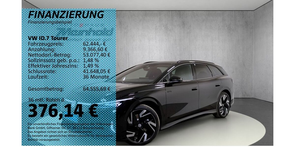 VW ID.7 7.200 km 59.950 &euro; Auerbach/Rebesgrün 08209