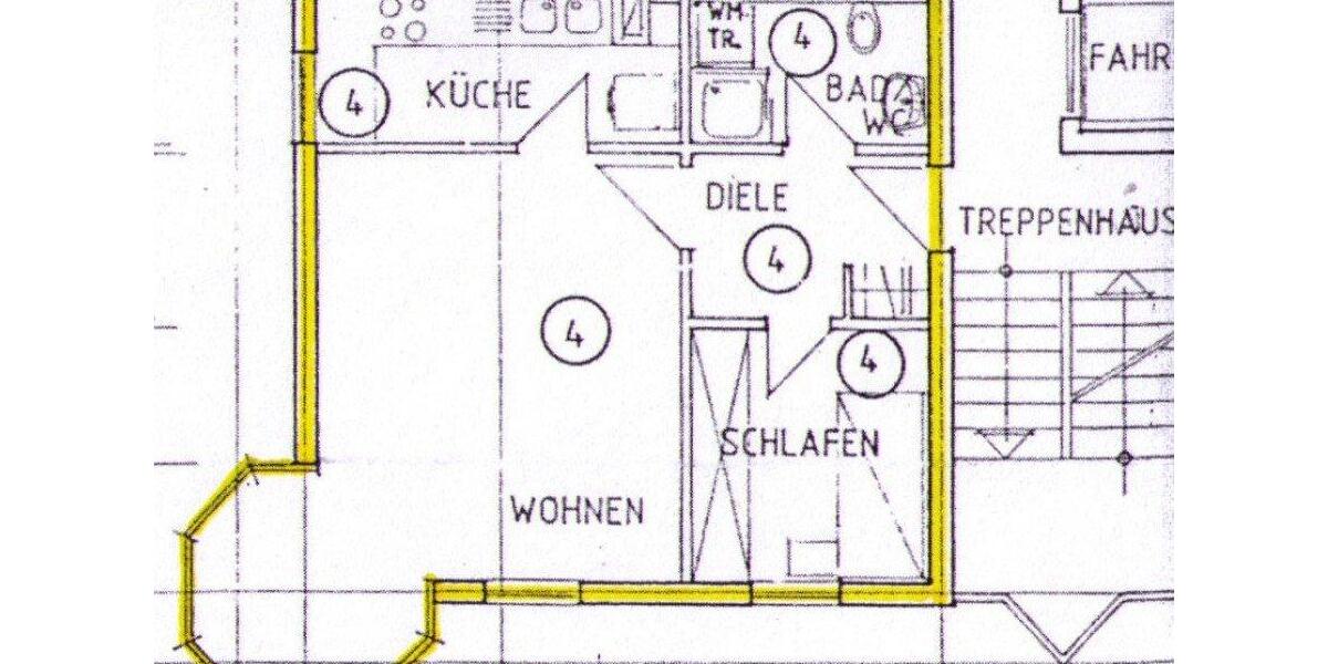 Etagenwohnung Falkenstein/Vogtland Vogtland - 2 Zimmer, 45 m&sup2;, 48.000&euro; | Angebot:26738157