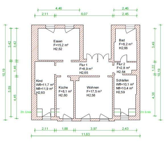 Dachgeschoßwohnung Greiz - 4 Zimmer, 83 m&sup2;, 495&euro; | Angebot:26476621
