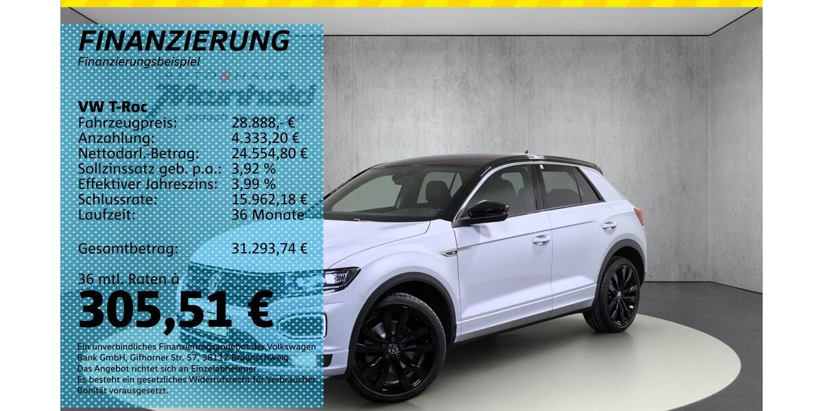VW T-Roc 30.350 km 28.888 &euro; Auerbach/Rebesgrün 08209