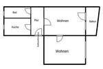 Etagenwohnung Adorf/Vogtland Vogtland - 2 Zimmer, 49 m&sup2;, 270&euro; | Angebot:26479894