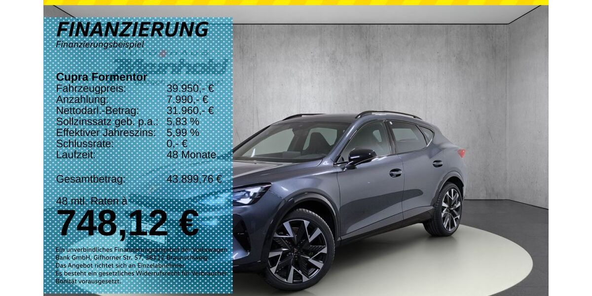 Cupra Formentor 5.000 km 39.490 &euro; Auerbach/Rebesgrün 08209