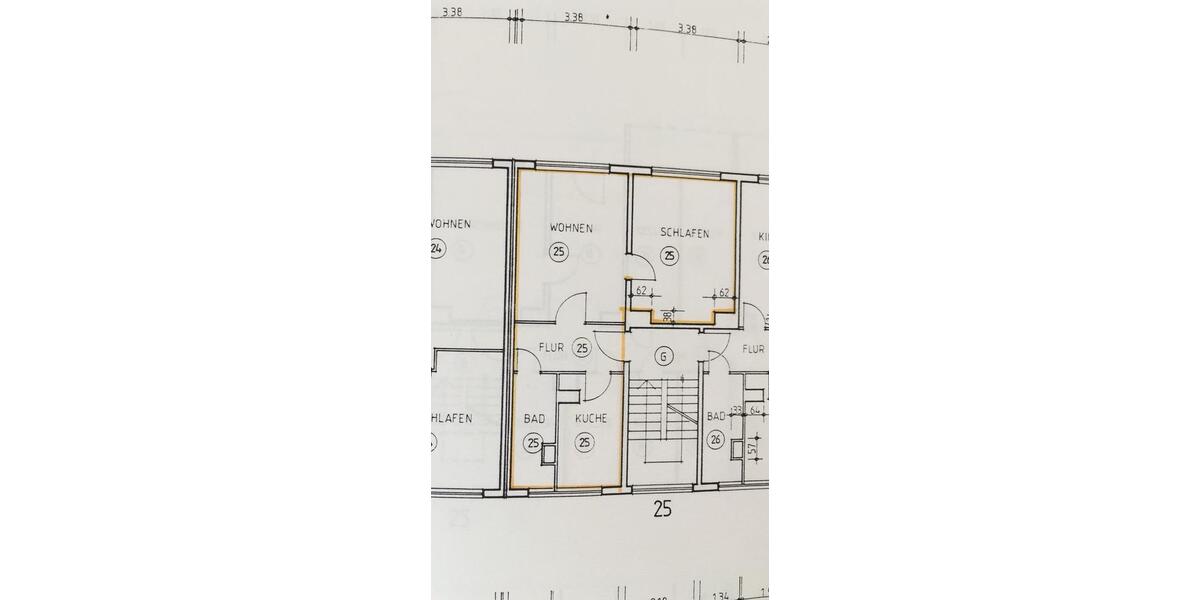 Etagenwohnung Schönheide - 2 Zimmer, 47 m&sup2;, 38.000&euro; | Angebot:23672181