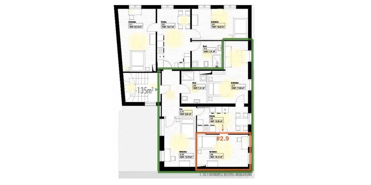 Etagenwohnung Hof Altstadt - 1 Zimmer, 15 m&sup2;, 400&euro; | Angebot:25207666