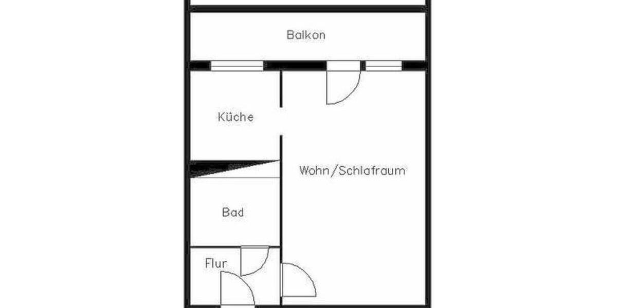 Erdgeschoßwohnung Plauen Alt Chrieschwitz - 1 Zimmer, 36 m&sup2;, 198&euro; | Angebot:25756465