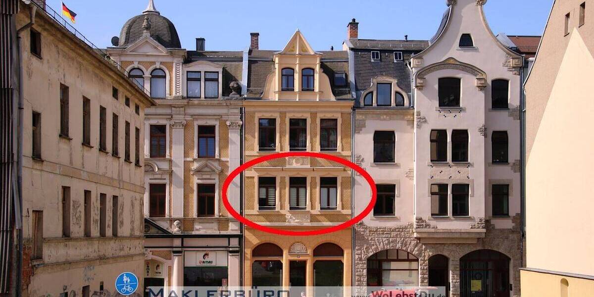 Etagenwohnung Greiz Irchwitz - 2 Zimmer, 34 m&sup2;, 295&euro; | Angebot:26064559