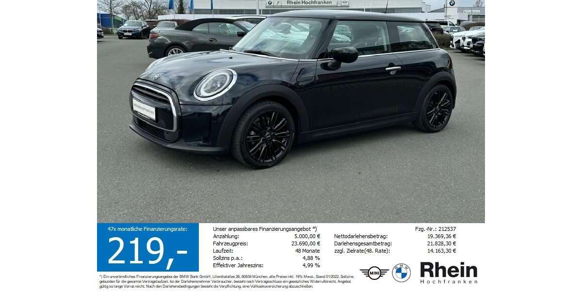 Mini Cooper 16.720 km 22.490 &euro; Hof 95032