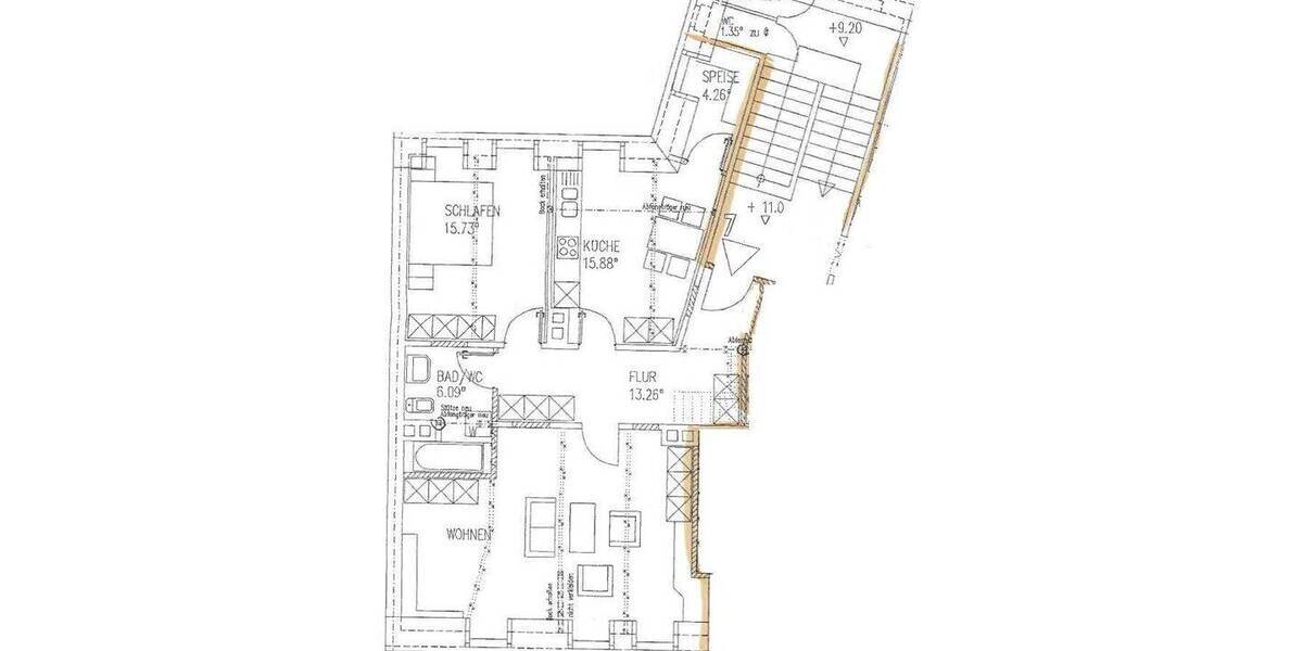Etagenwohnung Plauen Westend - 2 Zimmer, 80 m&sup2;, 335&euro; | Angebot:25741688