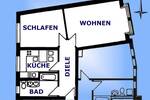 Etagenwohnung Greiz Irchwitz - 2 Zimmer, 61 m&sup2;, 320&euro; | Angebot:25674659