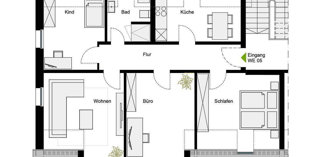 Etagenwohnung Hof Innenstadt - 4 Zimmer, 92 m&sup2;, 240.000&euro; | Angebot:26825926