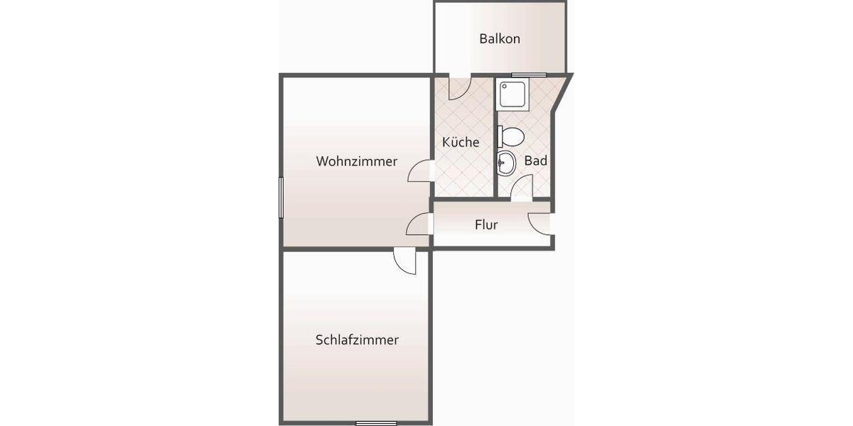 Etagenwohnung Reichenbach im Vogtland Obermylau - 2 Zimmer, 41 m&sup2;, 248&euro; | Angebot:25854227