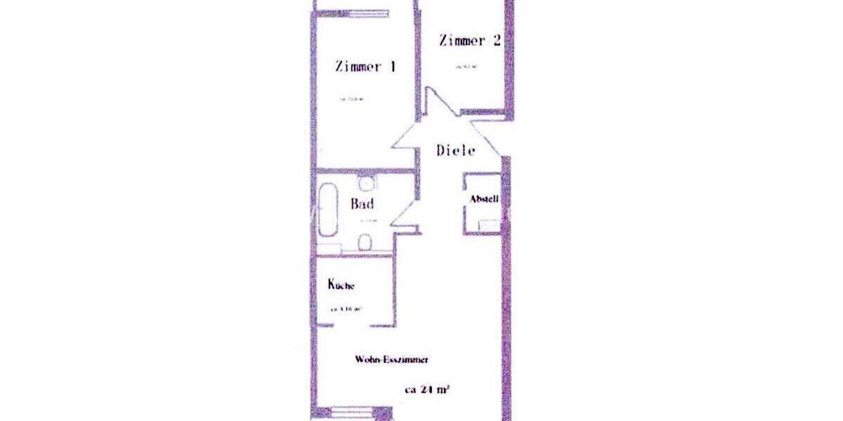 Etagenwohnung Plauen Preißelpöhl - 3 Zimmer, 67 m&sup2;, 345&euro; | Angebot:25694439