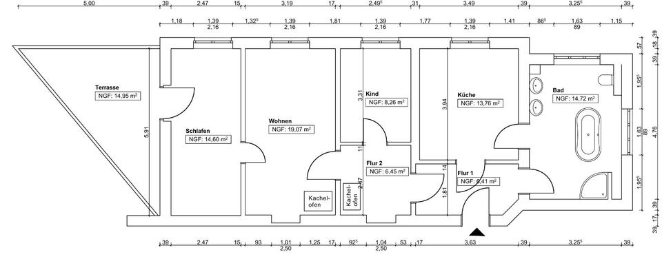 Etagenwohnung Reichenbach im Vogtland Obermylau - 3 Zimmer, 525&euro; | Angebot:23248360
