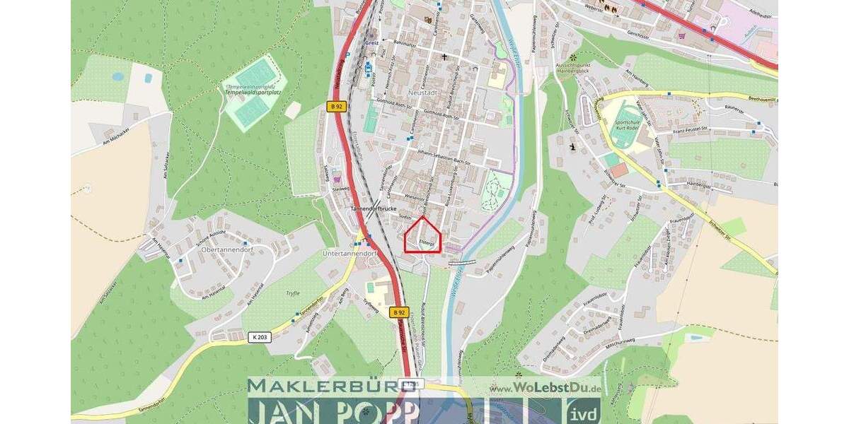 Etagenwohnung Greiz Irchwitz - 3 Zimmer, 77 m&sup2;, 347&euro; | Angebot:25678422