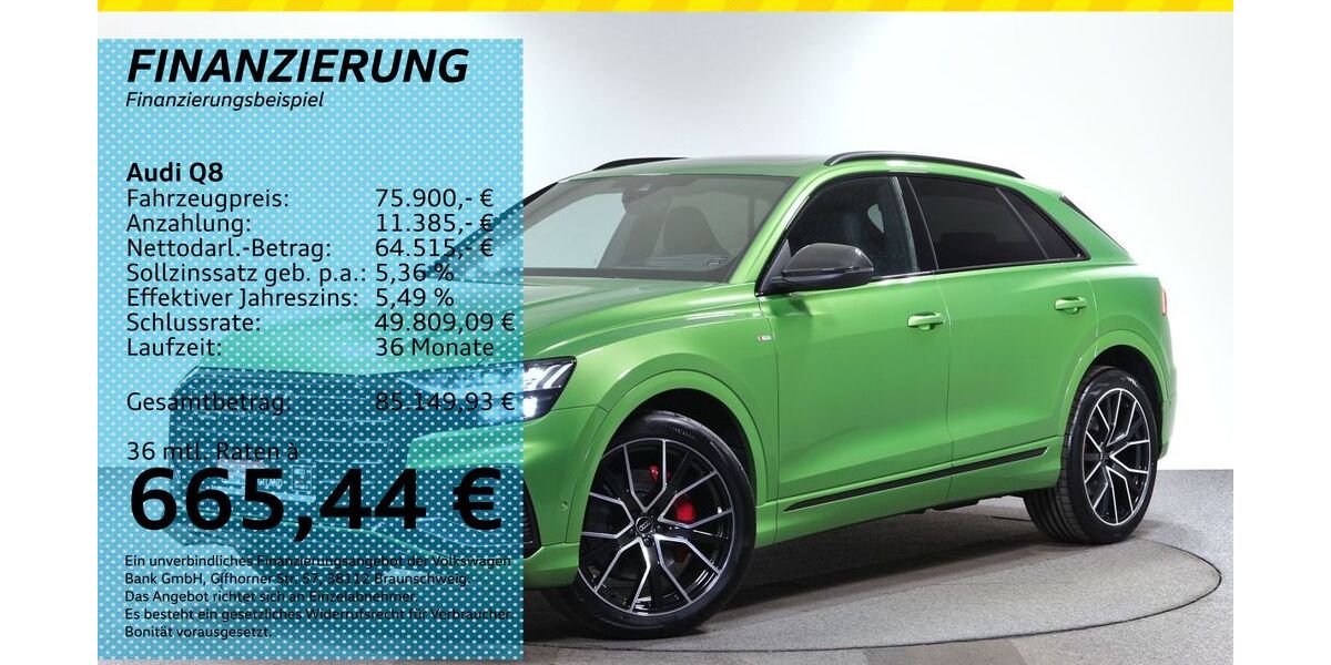 Audi Q8 24.800 km 75.900 &euro; Auerbach/Rebesgrün 08209