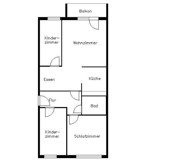 Etagenwohnung Plauen Alt Chrieschwitz - 4 Zimmer, 69 m&sup2;, 368&euro; | Angebot:25307857