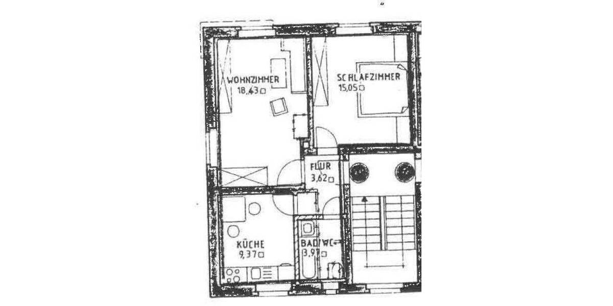 Etagenwohnung Plauen Ostvorstadt - 2 Zimmer, 50 m&sup2;, 290&euro; | Angebot:26778449