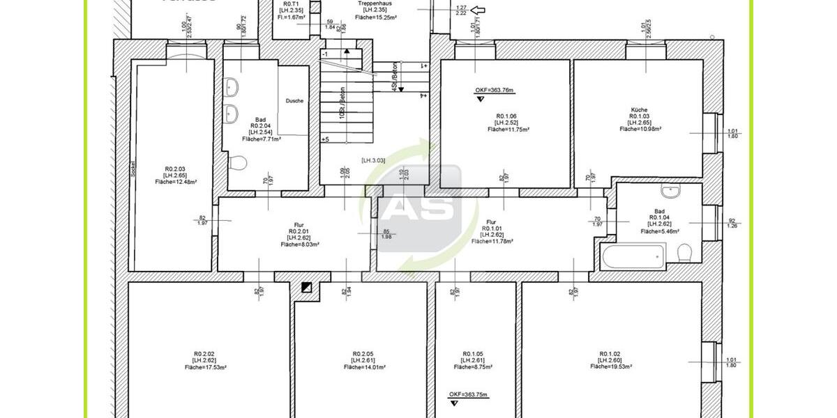 Erdgeschoßwohnung Neumark - 6 Zimmer, 128 m&sup2;, 768&euro; | Angebot:22591351
