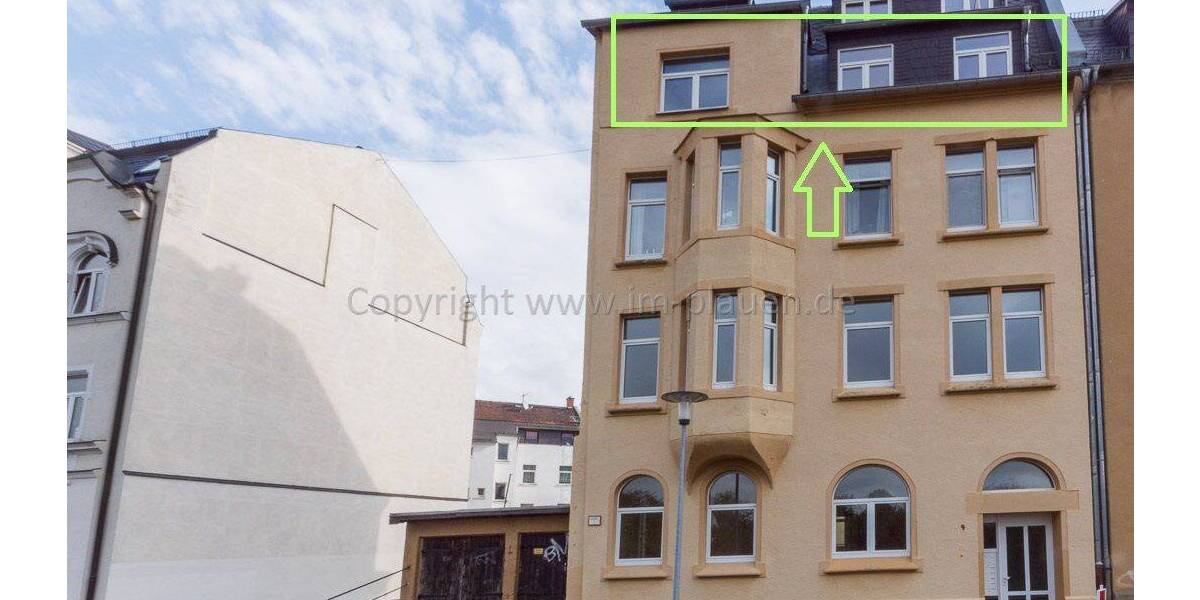 Etagenwohnung Plauen Haselbrunn - 3 Zimmer, 73 m&sup2;, 325&euro; | Angebot:25694441