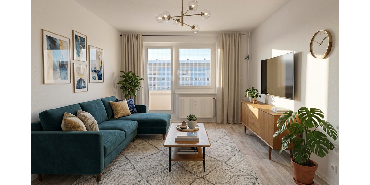 Etagenwohnung Plauen Alt Chrieschwitz - 3 Zimmer, 56 m&sup2;, 282&euro; | Angebot:25965014