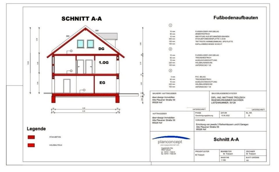 Etagenwohnung Hof Altstadt - 5 Zimmer, 90 m&sup2;, 320.000&euro; | Angebot:26034094