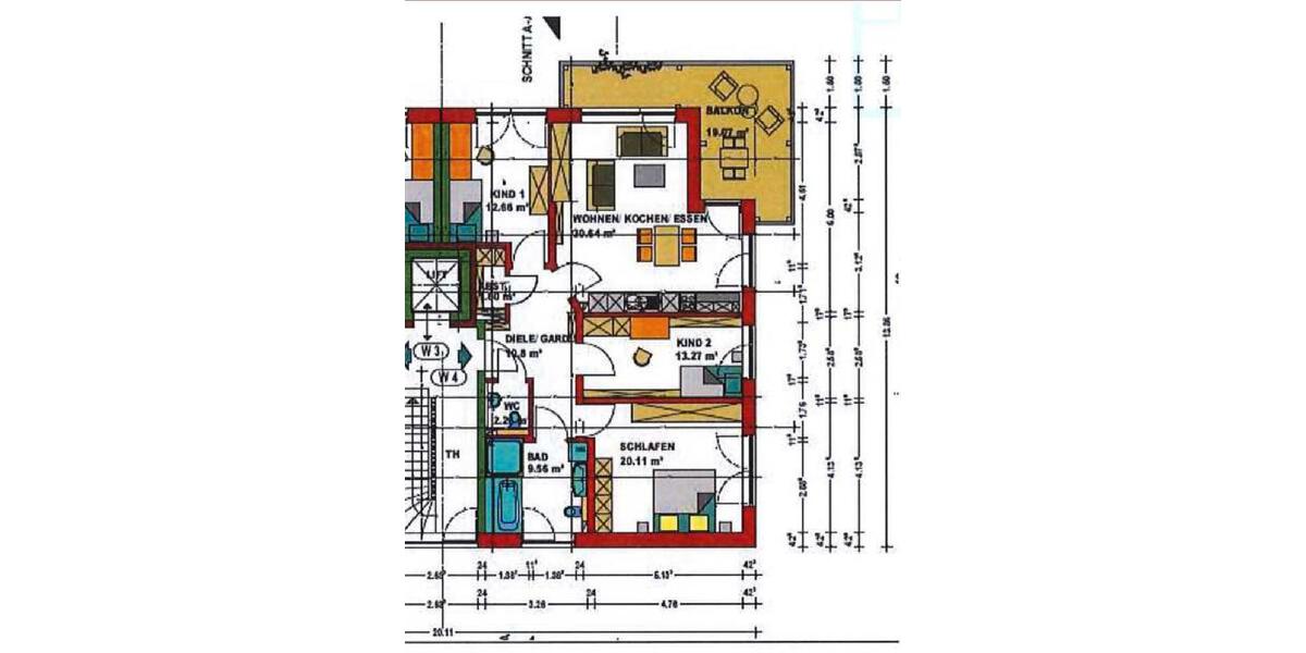 Erdgeschoßwohnung Rehau - 4 Zimmer, 105 m&sup2;, 1.170&euro; | Angebot:26493317