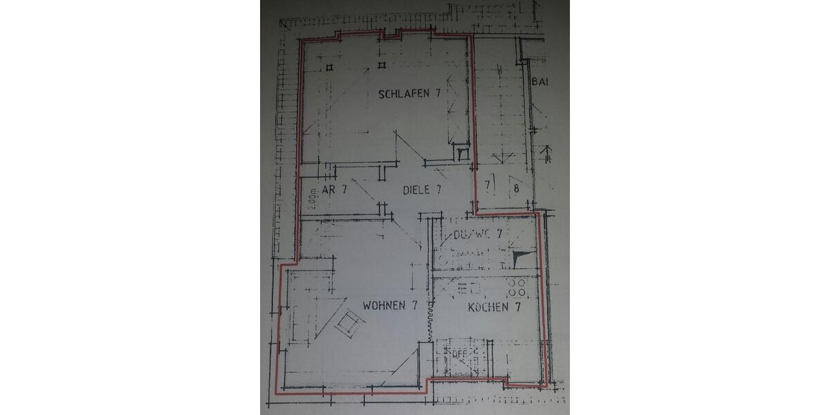 Etagenwohnung Plauen Bahnhofsvorstadt - 2 Zimmer, 62 m&sup2;, 255&euro; | Angebot:9031956