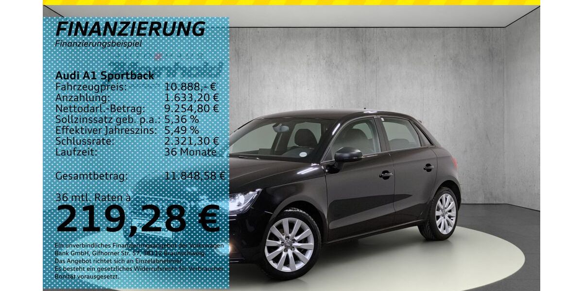 Audi A1 85.800 km 10.888 &euro; Auerbach/Rebesgrün 08209