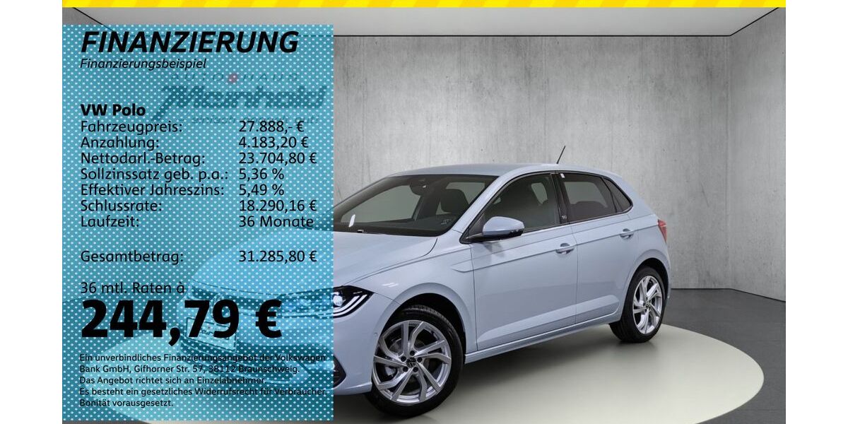 VW Polo 3.950 km 25.888 &euro; Auerbach/Rebesgrün 08209