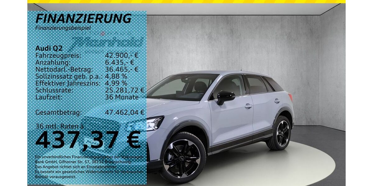 Audi Q2 12.500 km 42.900 &euro; Auerbach/Rebesgrün 08209